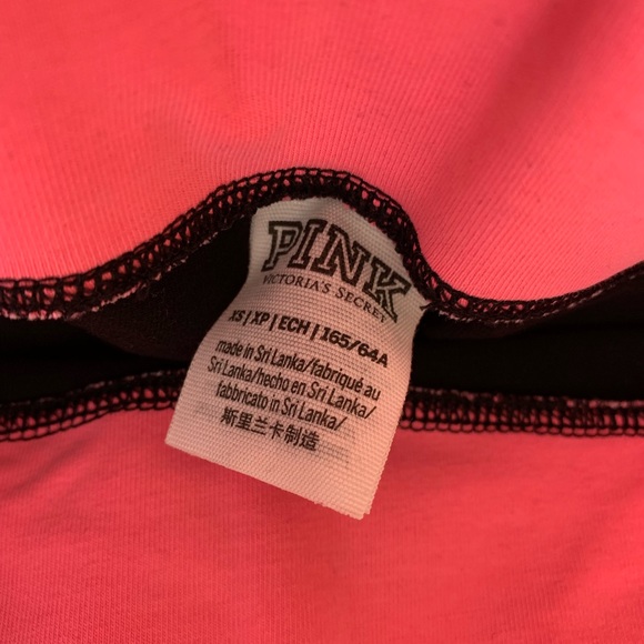 Pink Victoria's Secret Flat Mesh Bling Leggings - Picture 7 of 7